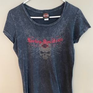 Harley Davidson womens black short Sleeve t-shirt